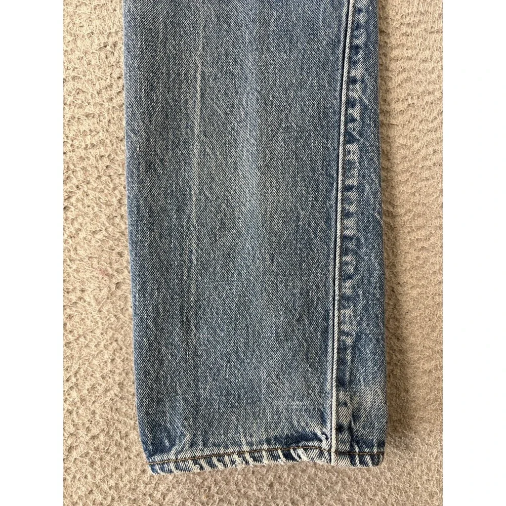 Vintage Levis 501 Jeans Mens Fits 27x30 Distressed Button Fly 80s USA *READ